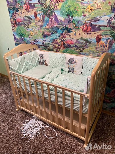 Бортики в детскую кроватку