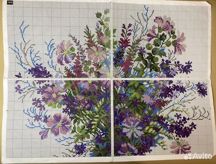 Остатки от набора для вышивания риолис