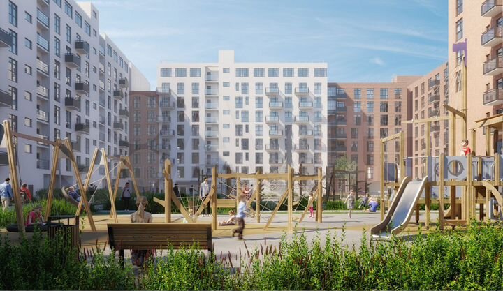 1-к. квартира, 46,6 м², 2/11 эт.