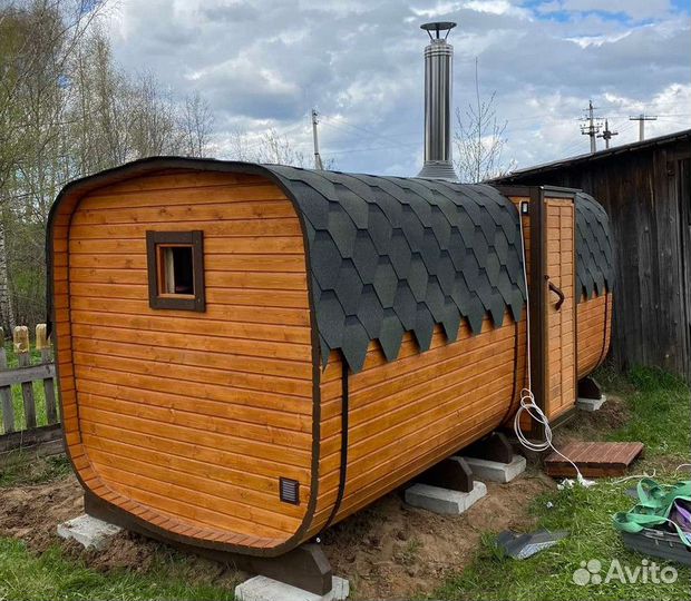 Баня бочка квадро С доставкой