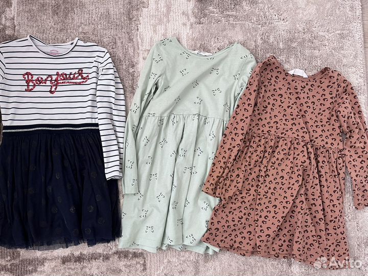 Платья 10шт 122-128р
