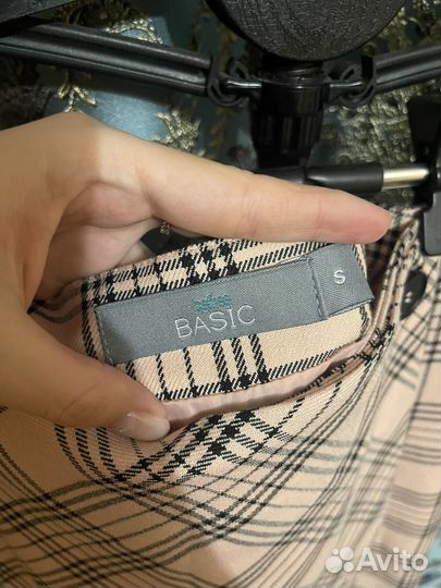 Мини юбка в клетку befree