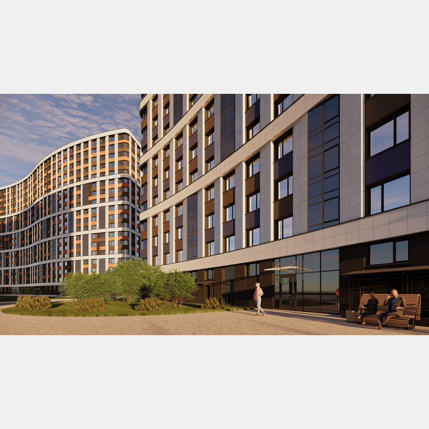 1-к. квартира, 39,6 м², 7/18 эт.