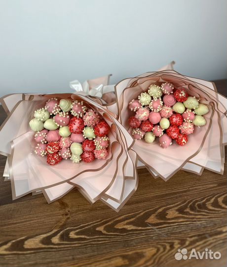 Букет из клубники в шоколаде