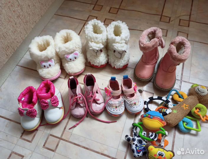 Детская обувь для девочек пакетом 19-22 р-р