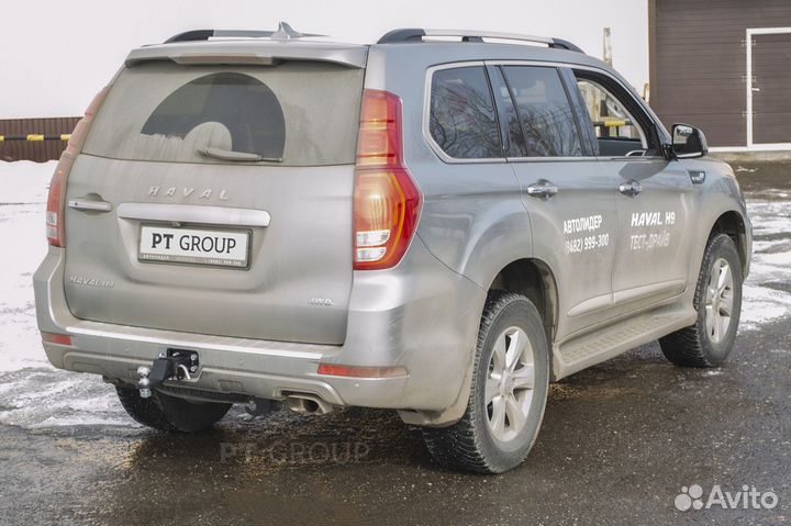 Фаркоп для Хавал Н9 съемный квадрат