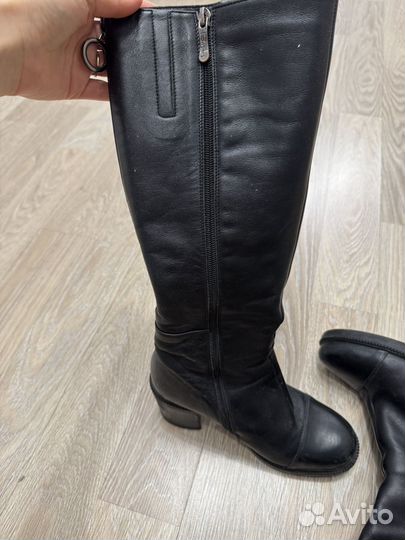 Сапоги женские натуральная кожа италия