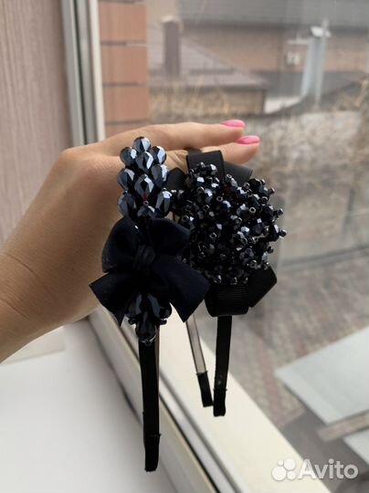 Ободок для волос, заколки