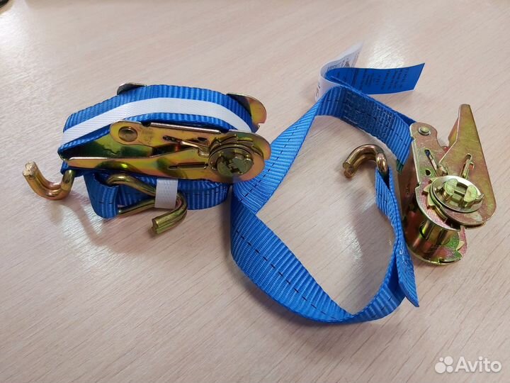 Стяжной ремень для прицепа, нагрузка 0,4/0,8т, L35