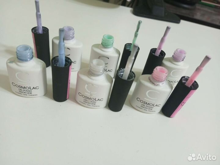 Гель лак для ногтей, cosmolac c шимиром