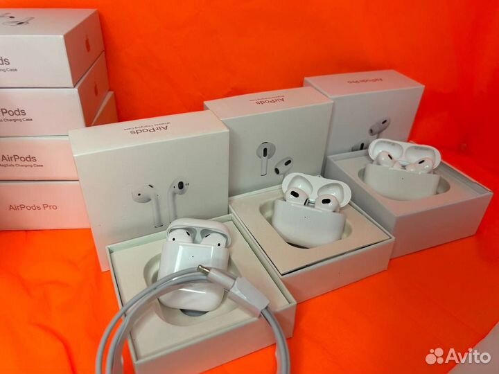 Airpods 2/3/pro 2 + чехол (чип Airoha 1562 a)