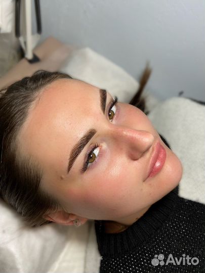 Перманент бровей и губ, напыление