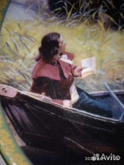 Чайное блюдце с ложечкой Англия