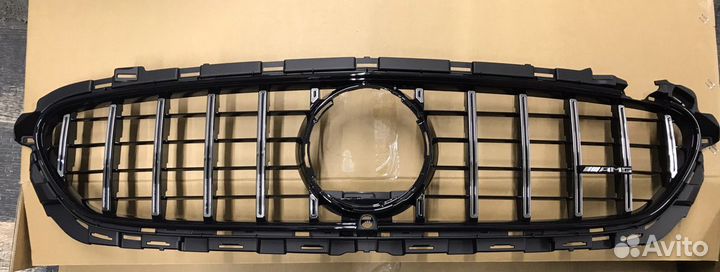 Решетка хром GT на E class W213 рестайлинг