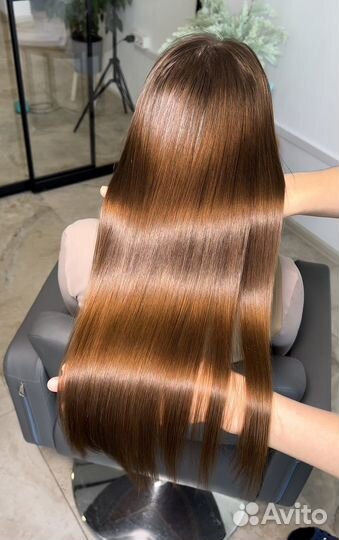 Кератиновое выпрямление