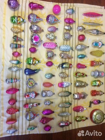 Новогодние игрушки на елку СССР