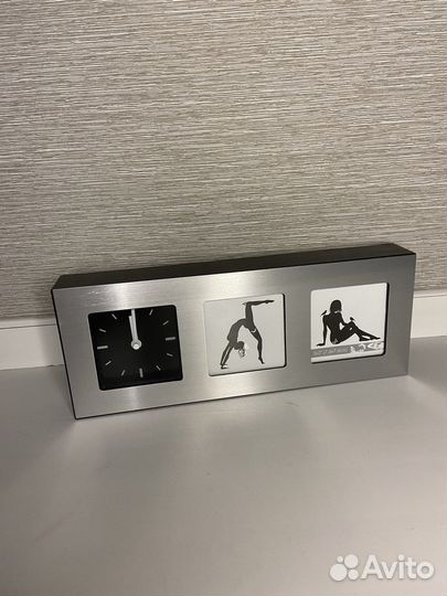 Рамка для фотографий с часами