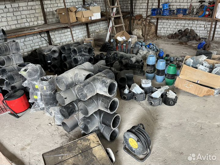 Задвижки, фланцы, пнд фитинги