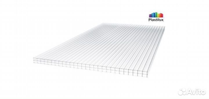 Поликарбонат Сотовый для теплицы и крыши 2камерный