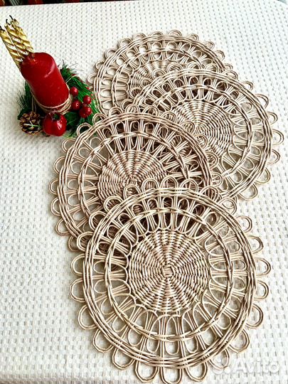 Салфетки сервировочные ручная работа
