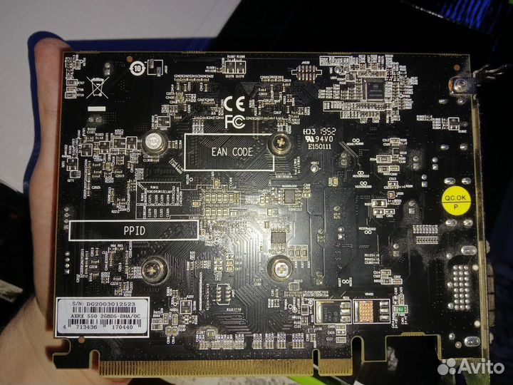 Видеокарта PowerColor rx550 2gb