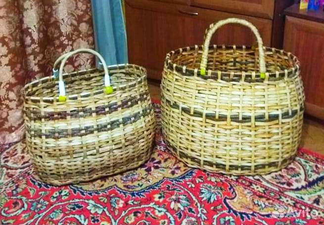 Корзина плетеная