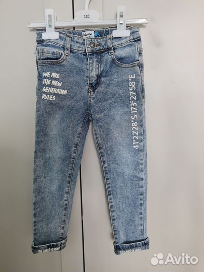 Джинсы на девочку 104