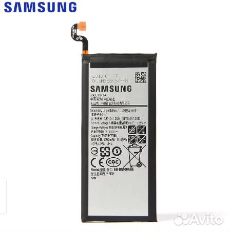 Акб samsung (G930F/S7 ) + установка бесплатно