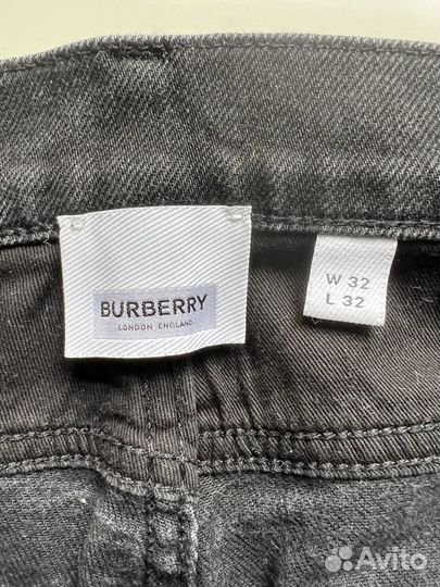 Черные джинсы Burberry оригинал