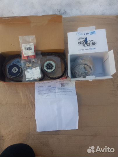 Комплект грм двигателя Z16XER с помпой для опель