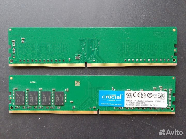 Модули памяти ddr4 4gb 2666MHz