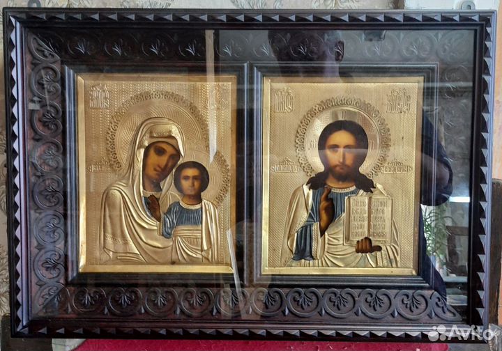 Старинные иконы. Венчальная пара