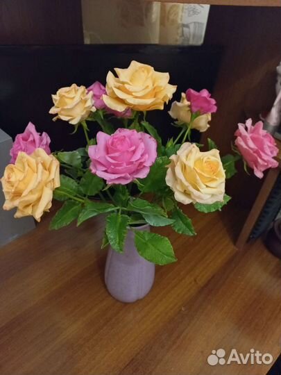 Розы ручной работы