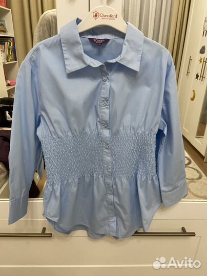 Школьная блузка на девочку 128