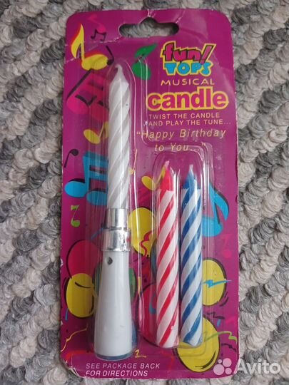 Свечи для торта 3 шт (5 шт)