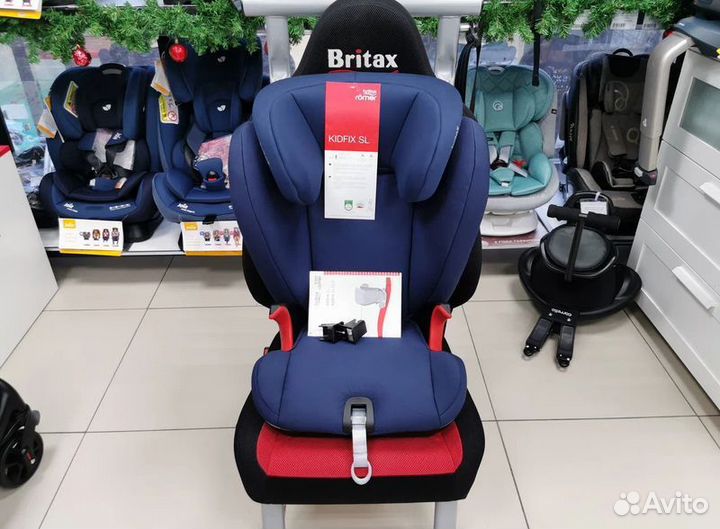 Britax Roemer Kidfix SL, 15-36 кг Black Series Moo