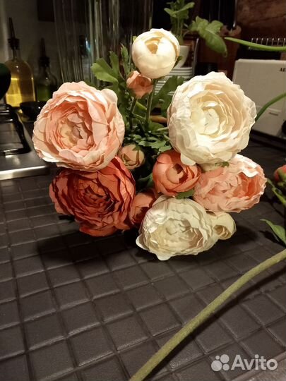 Букет ранункулюсы Икеа 5шт