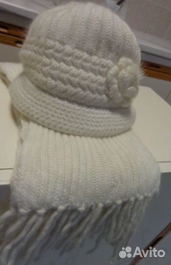 Шапочка с шарфом, 2 комплекта