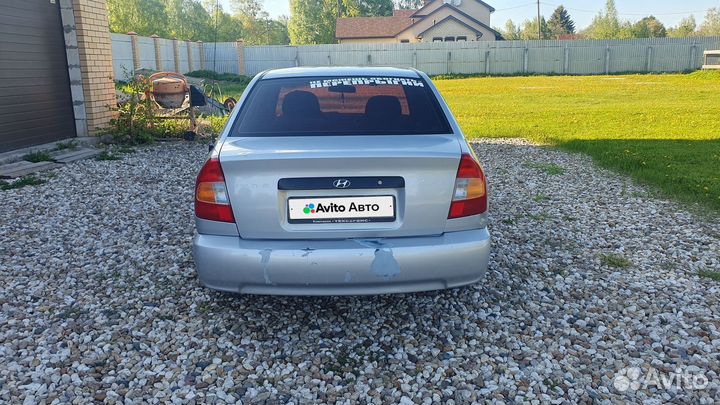 Hyundai Accent 1.5 AT, 2005, 333 000 км