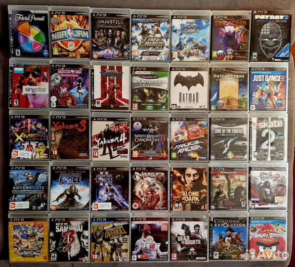 Диски на PS3 новые в пленке sild