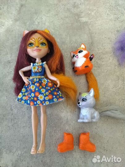 Куклы enchantimals с питомцами
