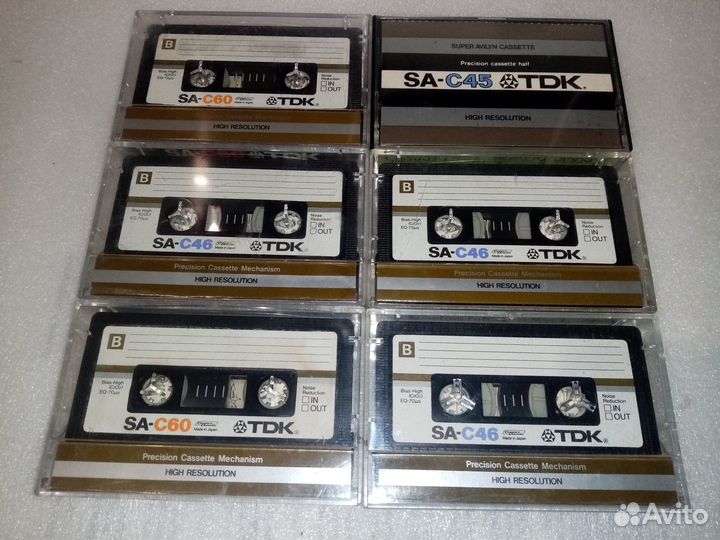 Аудиокассеты TDK Made in Japan