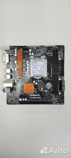 Материнская плата LGA1151 asrock H110M-DGS