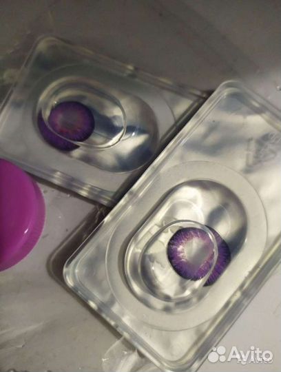 Цветные линзы новые
