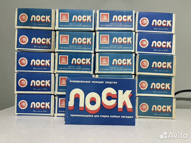 Стиральный порошок Лоск ГДР 1987г
