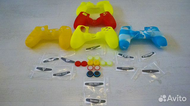 Dualshock 4 Чехлы, Насадки, Наклейки на lightbar