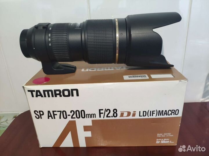 Объектив tamron sp af 70-200 mm f/2.8 для nikon