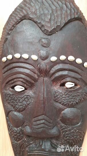 Большая маска Sepik Korogo. Дерево