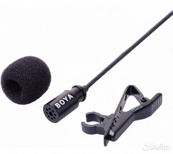 Микрофон петличный Boya BY-LM20 для камер GoPro