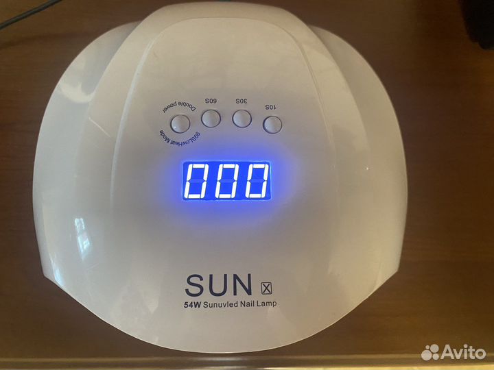Лампа для сушки гель-лаков Sun X UV/LED 54W белая